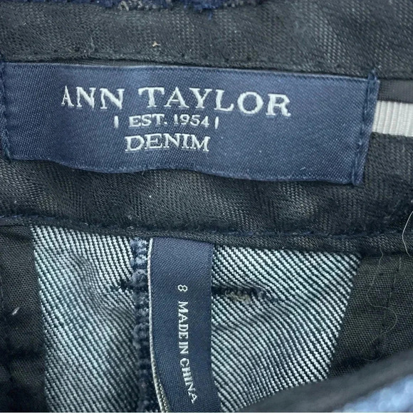 Ann Taylor Womens Size 8 boot pants blue 0556 - Picture 3 of 10